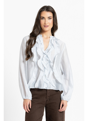 Seeking Lola Once Upon Blouse - Ice