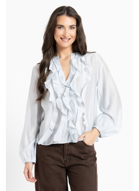 Seeking Lola Once Upon Blouse - Ice
