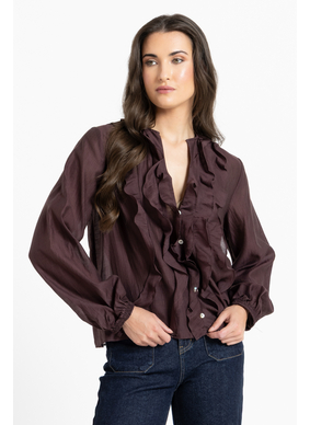 Seeking Lola Once Upon Blouse - Brunette