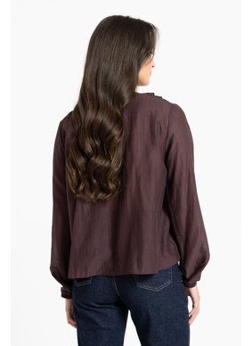Seeking Lola Once Upon Blouse - Brunette