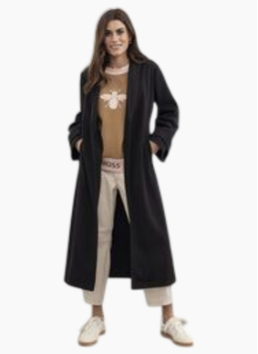 MOSS Luca Coatigan Black