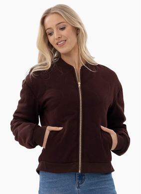 Mi Moso Picard Bomber - Plum