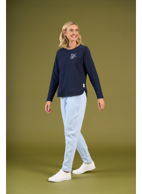 Charlie Jane Brunswick Crew-Midnight
