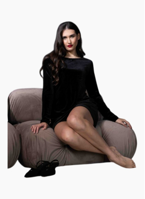 Seeking Lola SLINKY DINKIE DRESS BLACK