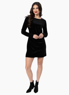 Seeking Lola SLINKY DINKIE DRESS BLACK
