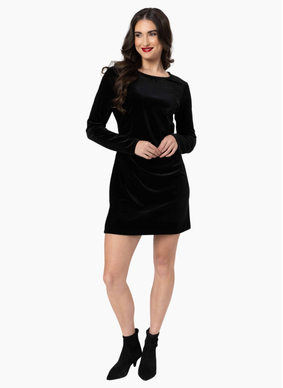 Seeking Lola SLINKY DINKY DRESS-BLACK
