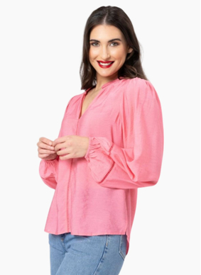 Seeking Lola SYLVIE TOP PEONY PINK