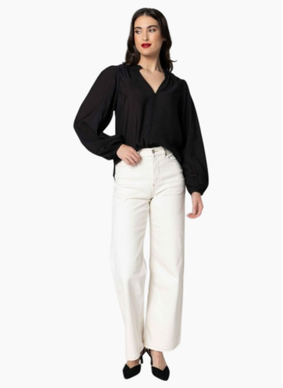 Seeking Lola sylvie top black