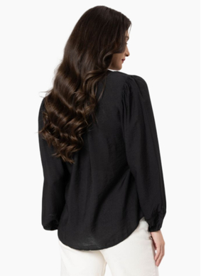 Seeking Lola sylvie top black