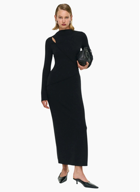 Staple the Label Alexi Assym Detail Midi Dress
