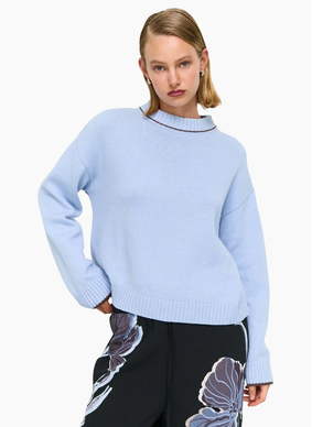Staple the Label Harvey Knit Jumper- Sky Blue
