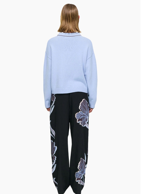 Staple the Label Harvey Knit Jumper- Sky Blue
