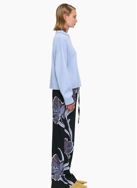 Staple the Label Harvey Knit Jumper- Sky Blue