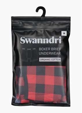 Swanndri Mens boxer Brief - Red