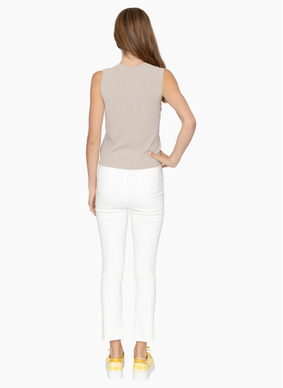 Two by Two KN1003 Cassia Top - Taupe