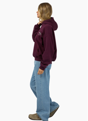 All About Eve BAKE SHOP HOODIE WINE