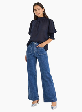 By Rosa Verse Top Navy