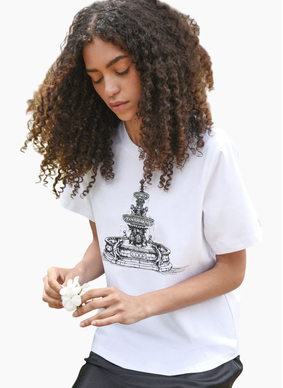 COOP Coop Fountain of Sparkle T shirt white