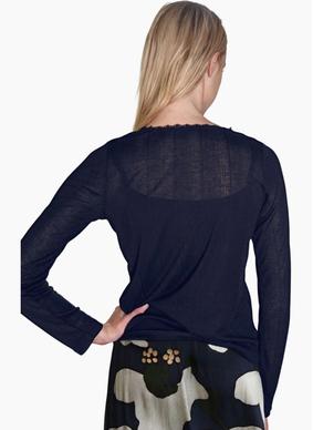 COOP The Fine Line Top - Navy