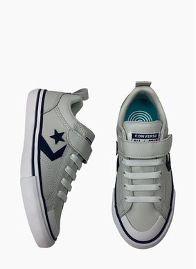 Converse A13080C Pro Blaze Strap OX Shoe Youth Barely Grey/Navy/White