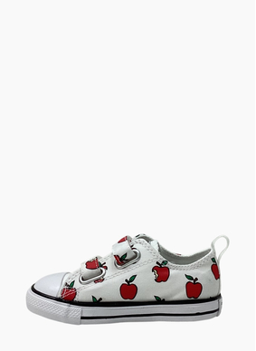 Converse A13183C CTAS All Over Apples Easy On Shoe Infant White/Red/Black