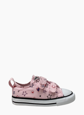Converse A13185C Ctas 2V 0X Shoe Infant Pink Frosting/Red/My Jam