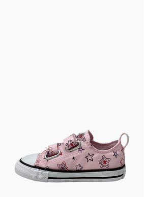 Converse A13185C Ctas 2V 0X Shoe Infant Pink Frosting/Red/My Jam