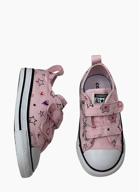 Converse A13185C Ctas 2V 0X Shoe Infant Pink Frosting/Red/My Jam