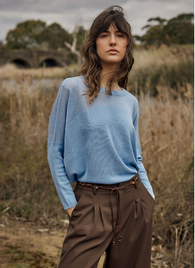 FATE + BECKER  CHARLIE KNIT-WISTERIA
