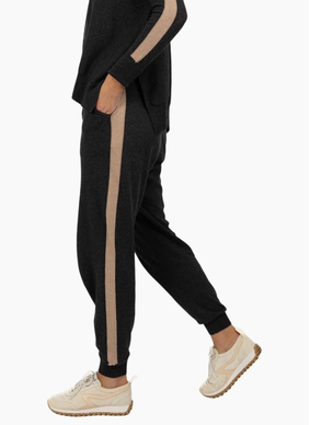 Humidity Contrast Merci Pant - Charcoal / Latte