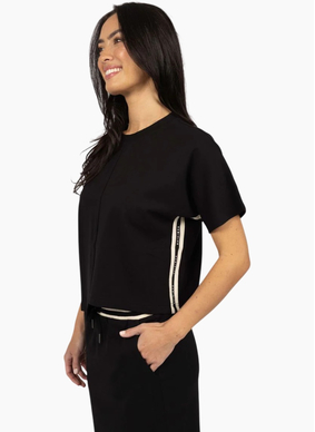 Humidity Mosh Top - Black (HW26104)