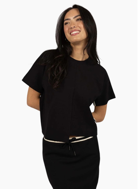 Humidity Mosh Top - Black (HW26104)