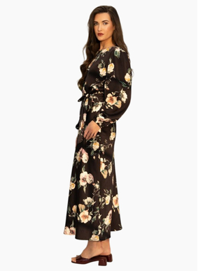 Leila + Luca MONACO DRESS-INK BLOOM