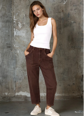 MOSS PARKER Jean - Chocolate