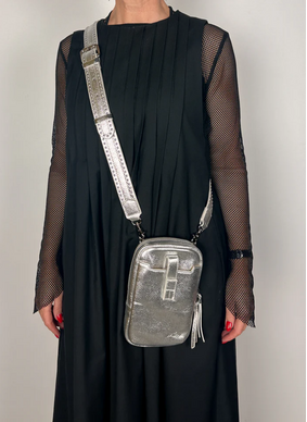 Minx Dial Up Jet Setter Bag - Silver