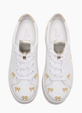 Minx LOVE KNOTS Sneaker - White/Gold