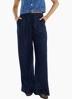 SASS BETH TAYLORED PANT-NAVY