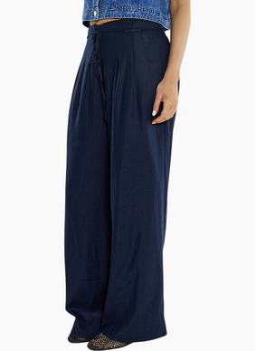 SASS BETH TAYLORED PANT-NAVY