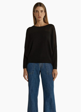 FATE + BECKER  Charlie Knit Jersey Black