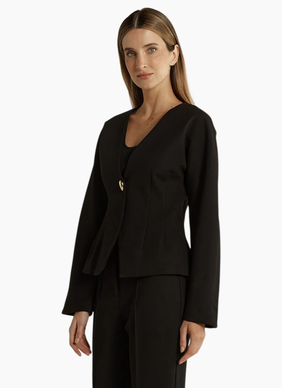 FATE + BECKER  Pia Ponte Jacket Black