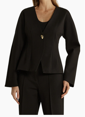 FATE + BECKER  Pia Ponte Jacket Black