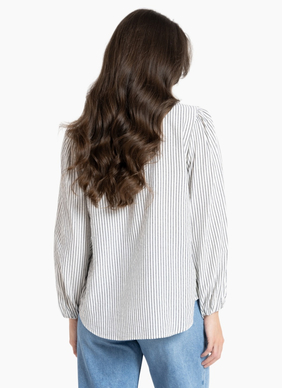 Seeking Lola BRILLIANCE BLOUSE-STRIPE