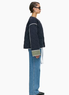 Staple the Label Hollis Puffer Jacket - Black/Olive