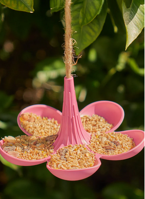 Annabel Trends Bamboo Bird Feeder - Green