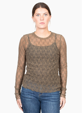 Antler Splice Layer Top - Olive