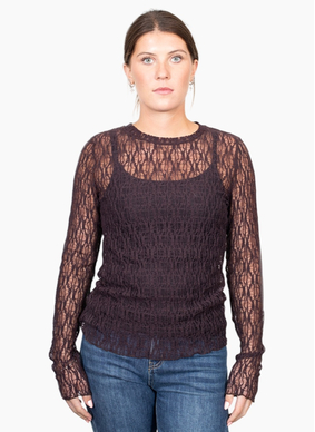 Antler Splice Layer Top - Raisin