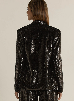 FATE + BECKER  RAYNE Blazer - Black Sequin