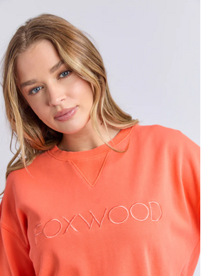 Foxwood Simplified Crew Sweatshirt - Orange