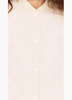 MinkPink Suri Puffer Jacket - Warm White