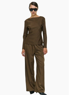 Staple the Label Dakota Relaxed Pants - Espresso